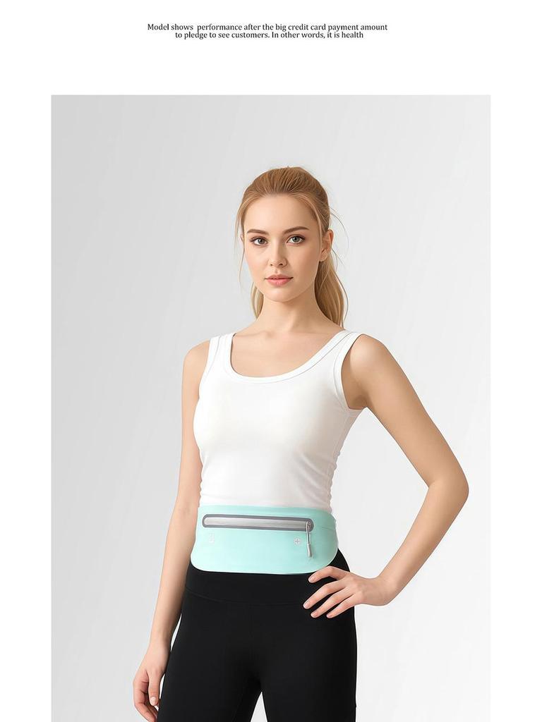 Unisex Waterproof Sports Waist Bag for Running and Fitness - Lightweight, Invisible, and Outdoor-Ready Cross-Border Hot Seller