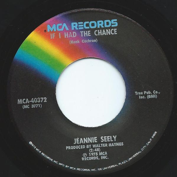 

7inch Record JEANNIE SEELY - First Time / If I Had The Chance MCA40372 MCA 1975 US Country/Folk Used