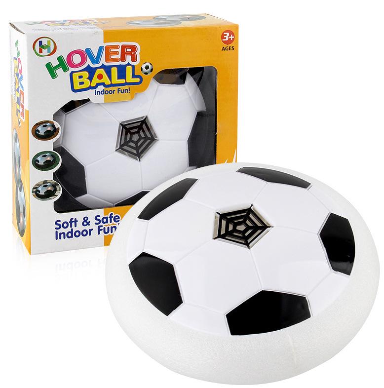 Electric Universal Air Cushion Football with LED Lights - Indoor Hover Ball Toy