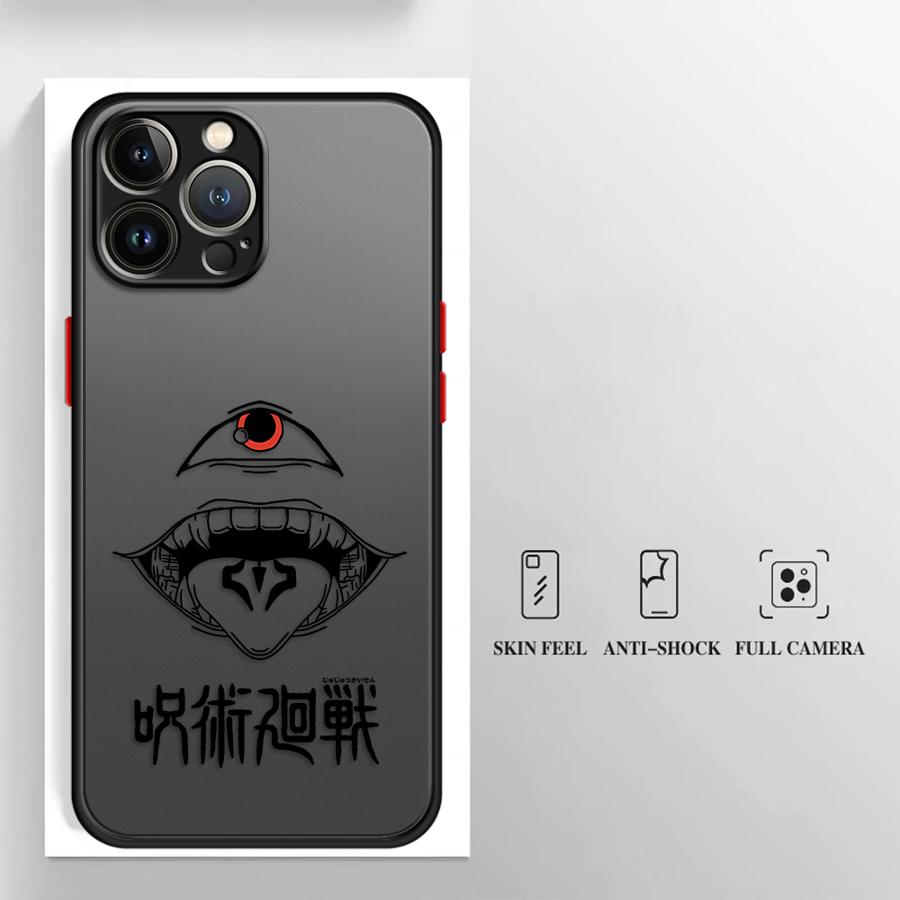 Anime Sukuna Jujutsus Kaisen Soft Cover Case for iPhone 11 8 7 SE XR 15 Pro MAX XS 13 Mini 11 Plus 14 12 16 16 Plus 14Pro 12Pro