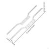 2 Pieces Aluminium Chassis Frame Rails Replacement Sturdy Upgrade Spare Parts for MN98 MN99S