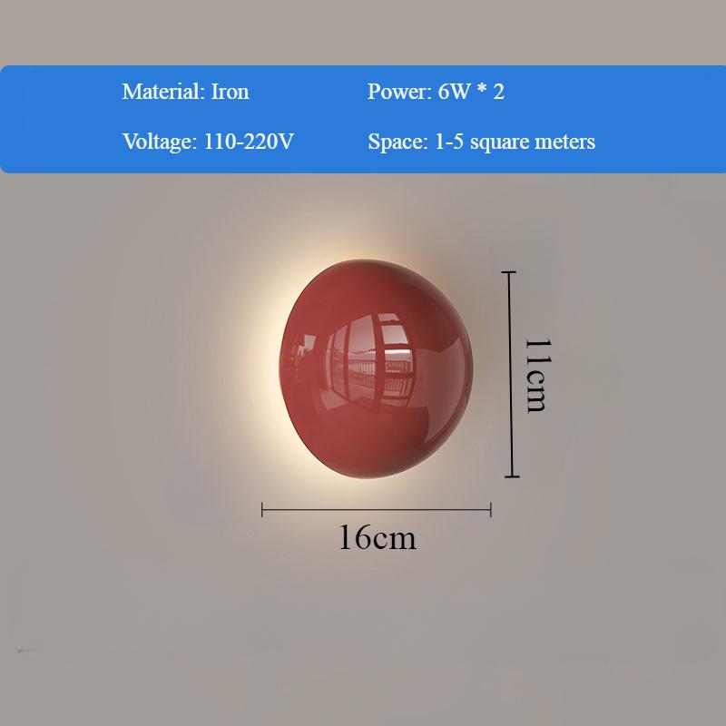 Aplice de perete cu pietricele în stil modern, simplu, romantic, decorare nordică a locuinței, coridor, balcon, noptieră, lampă de perete cu LED-uri reglabile