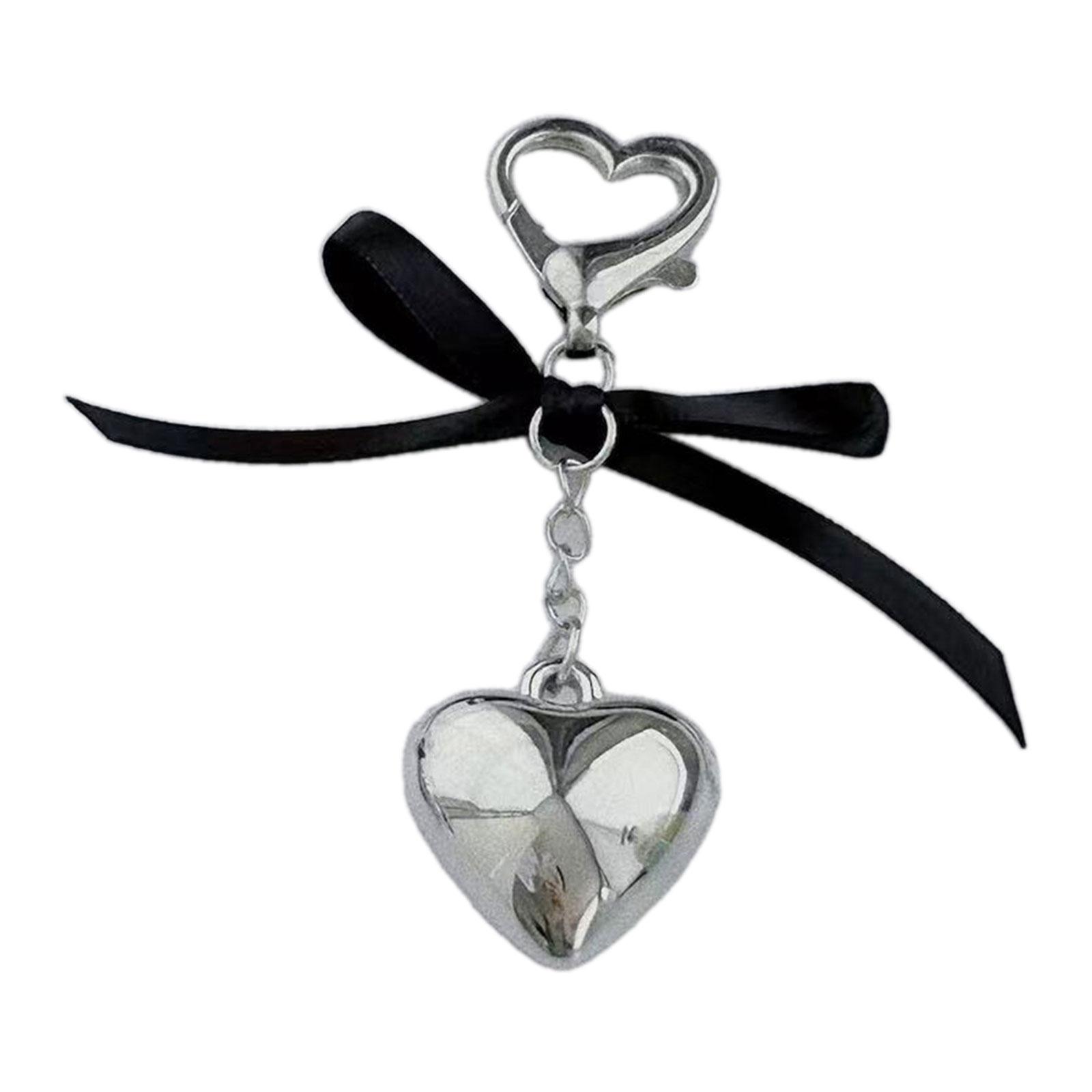 

Многофункциональный брелок в форме сердца, стильный брелок для сумки, подвеска в виде банта, стильный брелок для ключей, модный брелок для повседневного использования 1