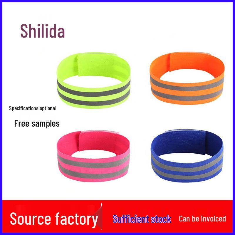 

Night Run Reflective Wristband: High Elasticity Luminous Sports Armband for Outdoor Safety