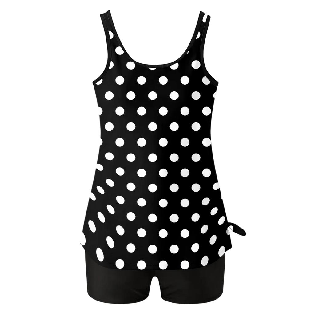 Women's Bohemian Print Split Swimsuit Sport Swimsuit