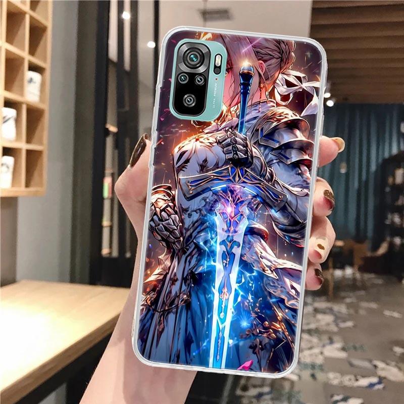 Fate Zero Stay Night Archer Soft Phone Case For Xiaomi Redmi Note 14 14S 13 12S 12 11S 11 11E Pro Plus 11T 10S 10 9S 5G Pattern