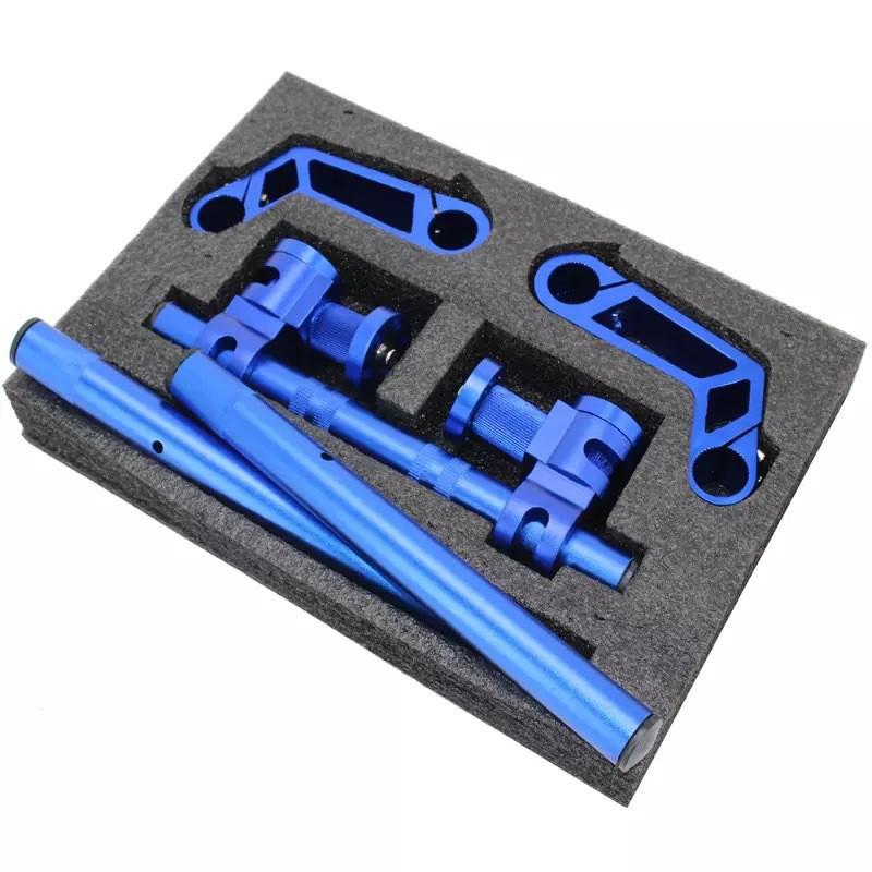 Universal Motorcycle Handlebar Grips Adjustable Split Scooter Bike 22mm Stem Compatible