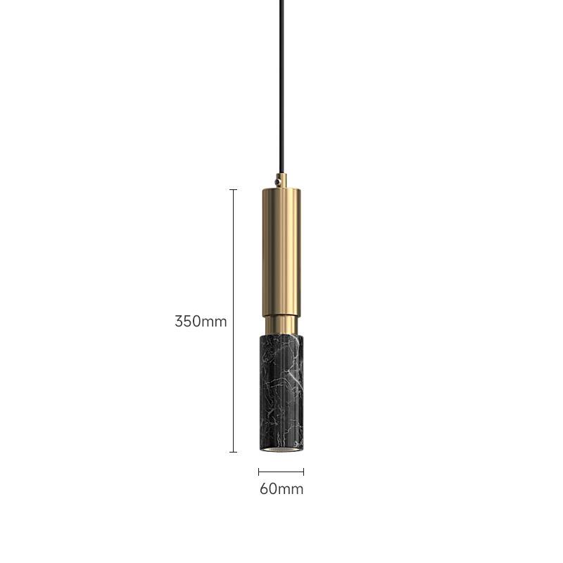 Minimalist Marble LED Pendant Light for Living Room or Bedroom
