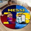 Messi Round Area Rug,Carpet Rug for Living Room Bedroom Sofa Playroom Decor,Non-slip Floor Mat