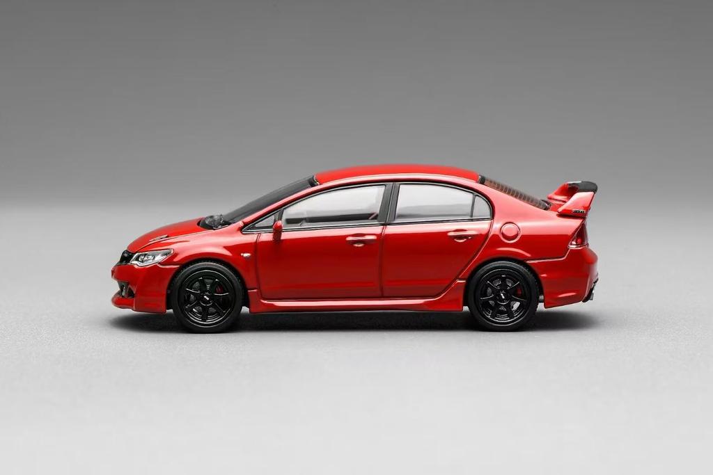 FREESTYLE MOTORHELIX Scale Honda Civic Mugen RR Red Finished Model M65410 1/64 (FD2)