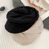 Pleated Newsboy Hats Japanese Peaked Caps Korean Linen Berets  Streetwear