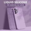 Liquid Silicone Case For Samsung Galaxy S25 Edge S25 S24 S23 S22 Ultra Plus S24 FE A56 A54 A53 A55 Camera Protect Soft Cover