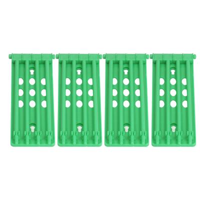 4Pcs Pigeon Leg Ring Stand 4 Column Design Large Capacity Wall Mounted Safe Durable Plastic Parrot