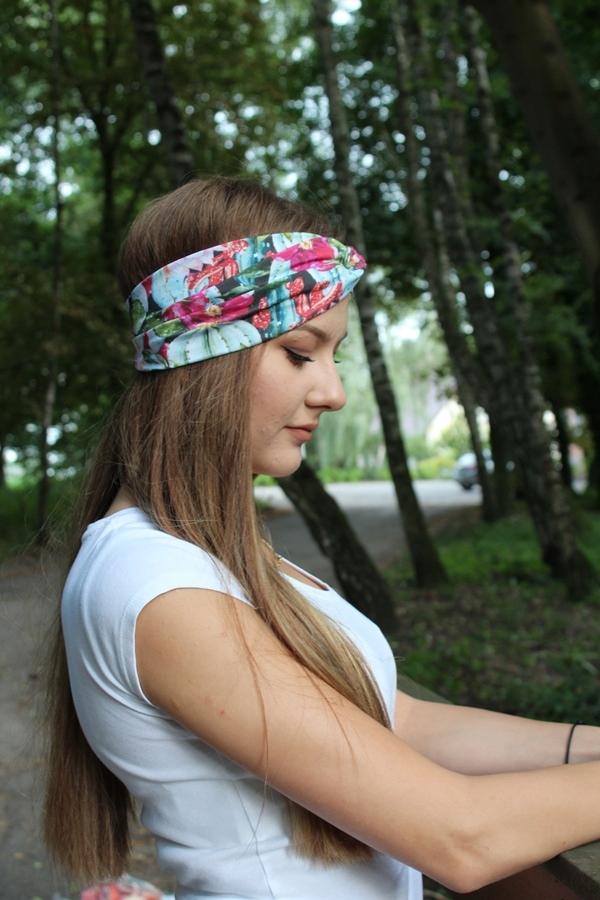Stylish Women' Headband 184 Cotton - Shaped for Spring and Summer