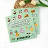 40-Page Fruit & Food Cartoon Doodle Coloring Book for Kids Aged 4+