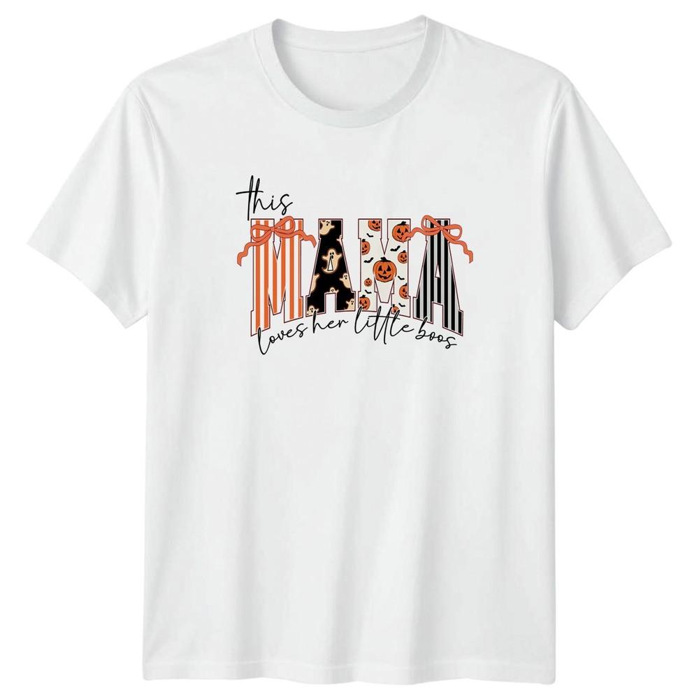 This Mama Loves Her Little Boos Halloween Holidays Unisex Unisex Graphic Tee S