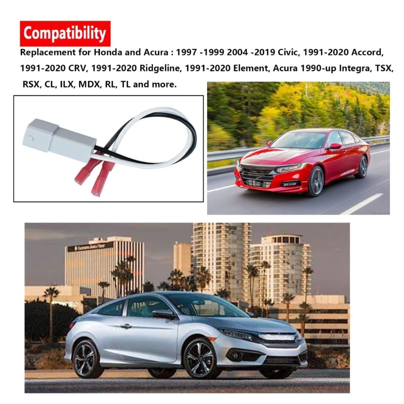 Car Speaker Connector Replacement Speaker Wire Harness for Accord Radio Speaker Harness Adapter Speaker Wiring 72-7800