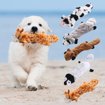 Haustier Kauspielzeug Lustig Interaktiv Weich Plüsch Bissfest Klettverschlussöffnung Zähne