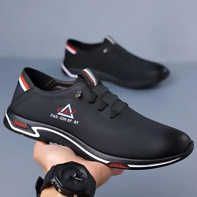 Autumn Soft-soled Soft-sided Beanie Shoes Versatile Casual Shoes Breathable Flat-soled Small Leather Shoes Driving Work Men's Shoes