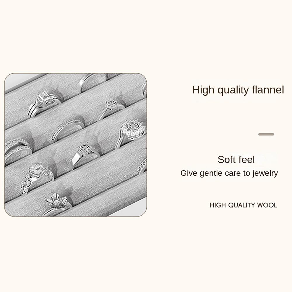 Velvet Interior Women's Jewelry Case Dust-proof Jewelry Display Holder  Gifts