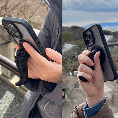Niedlicher Lustiger Oktopus Tentakel Klaue Für Magsafe Handy Griff Tok Griptok Magnetischer Halter Abnehmbare Handy Halterung Zubehör