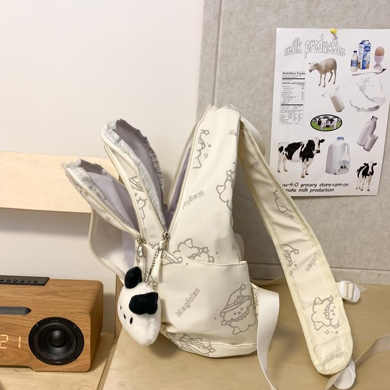 Студенческий школьный рюкзак с мультяшным принтом для девочек — фото 13