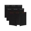 Boxers Cotton Blend Elastic Waistband Black