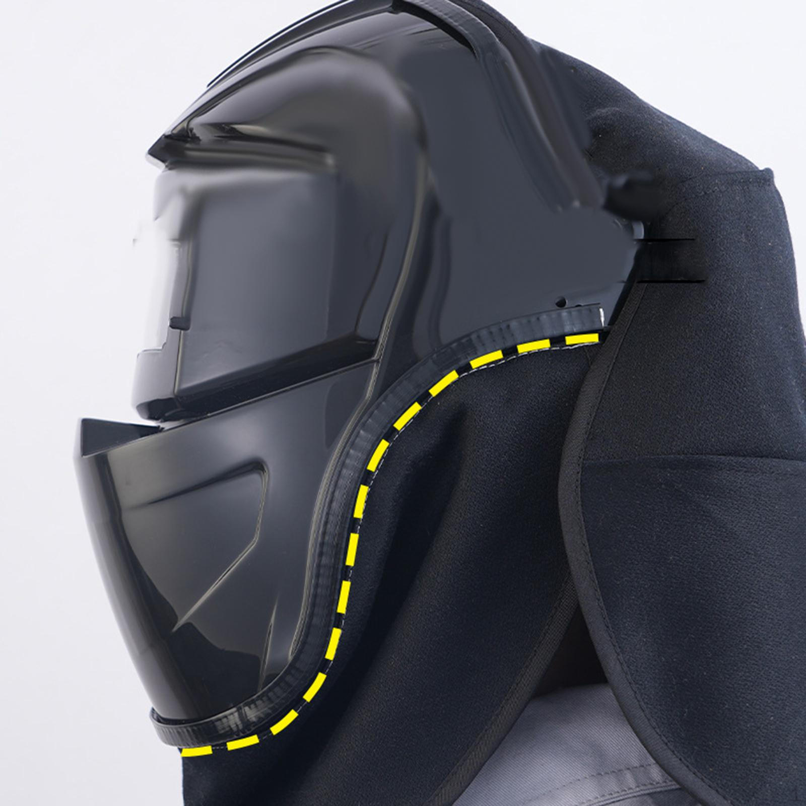 

Огнестойкий чехол для сварочной маски, безопасный, профессиональный и прочный сменный аксессуар чёрный