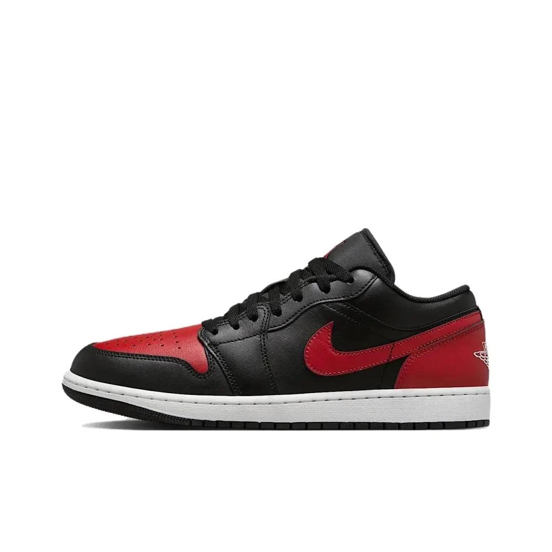

Jordan Air Jordan 1 Low “Bred”553558-067 Men s Sizes EU 44.5