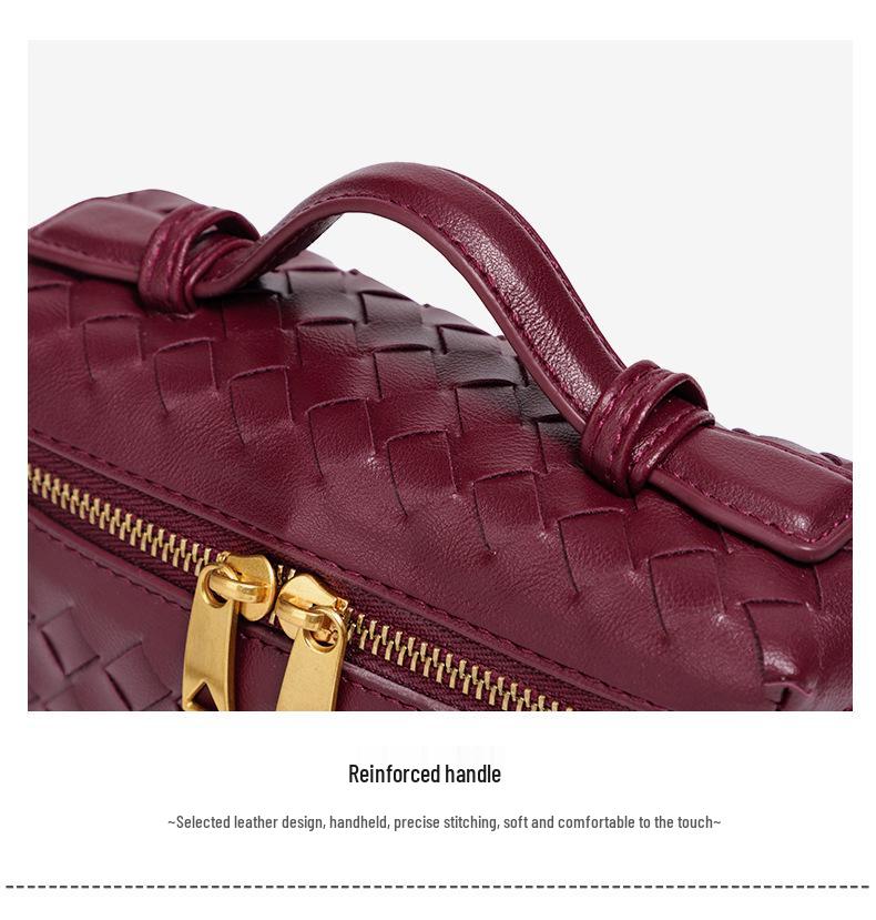 Retro Hand-Woven Crossbody Bag - Spring/Summer Fashion Handbag and Lunch Box Bag