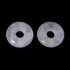 2pcs/lot Big Hole Natural Stone Beads Round Tiger Eye Opal Agate Stone Pendant Beads For DIY Charms Necklace Earring Accessories
