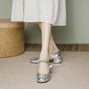 Scarpe a tacco alto singole da donna nuove primavera e autunno 2025 Xiaoxiang stile francese da sera con gonna Scarpe a tacco alto singole da donna Maggie Jane