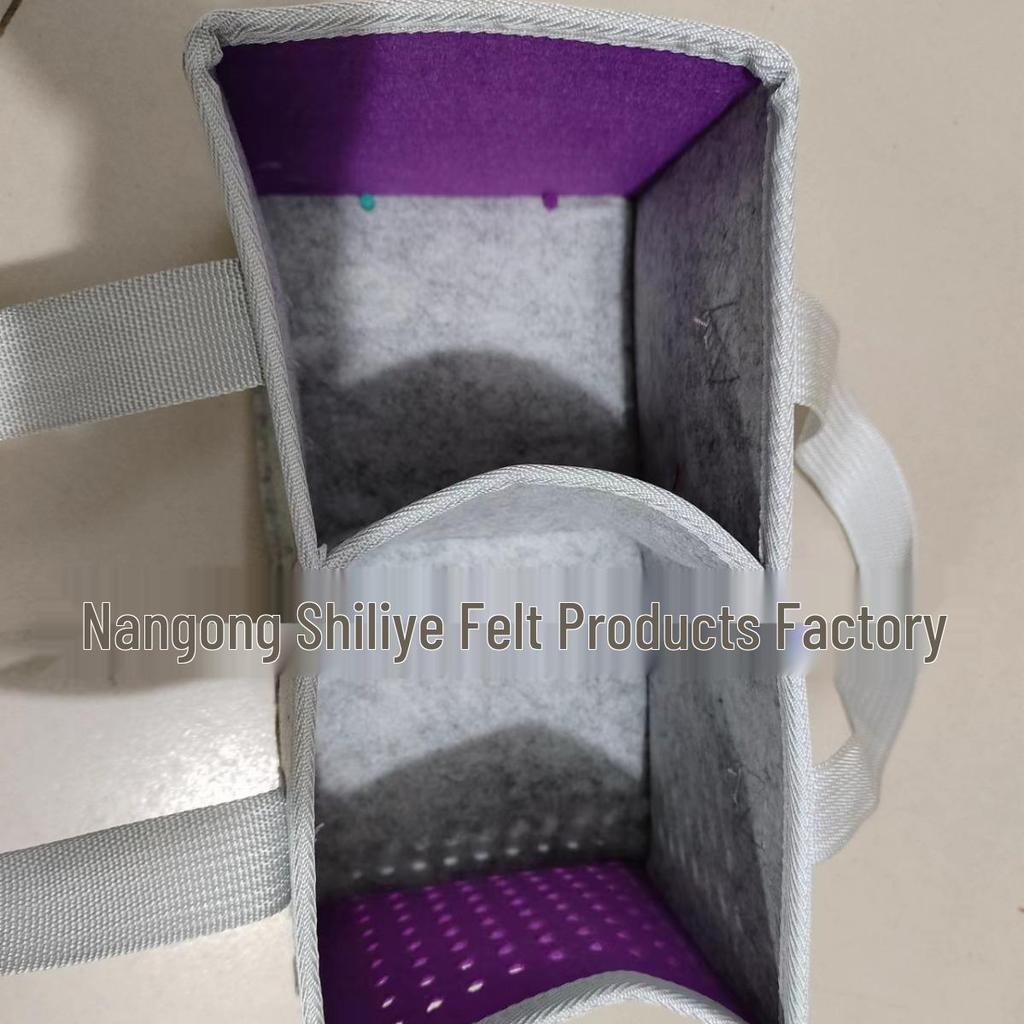 In Stock Multifunctional Felt Speaker Bag with Creative Multi-Hole Design