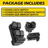 3 X Switch Control Window Door Lock Mirror For Chevrolet Silverado GMC Sierra EK