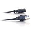 1.5m 5FT 3 Pin 18 AWG 60C 250V US Plug Universal Power Cord Cable For NEMA 5-15P To IEC320C13 Black PWC75A150US
