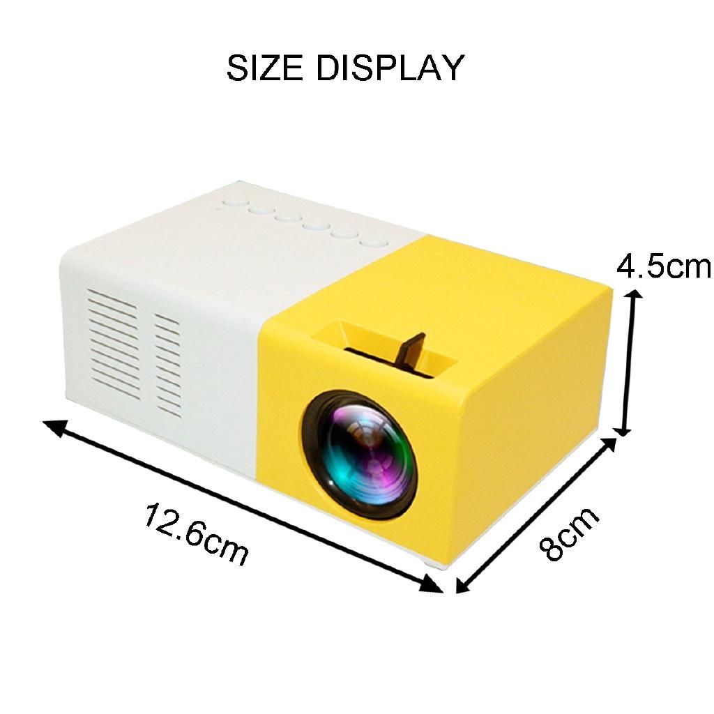HD 1080P Portable Mini Home Theater Projector Full Airplays HDMI LED Lights Home Video Equipments School Media Player