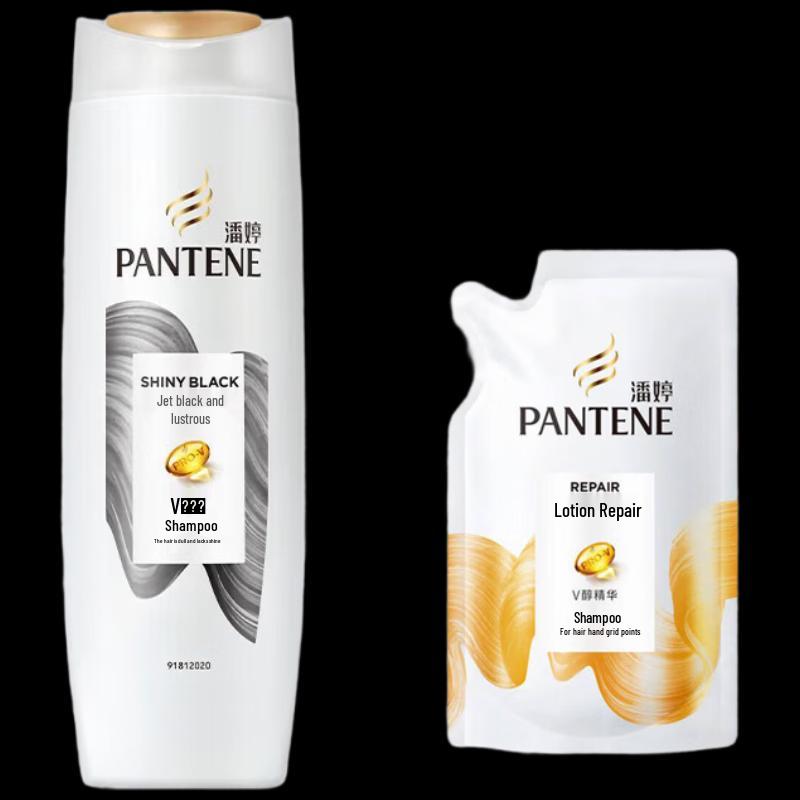 Pantene Nourishing Conditioner & Black Shine Shampoo Combo