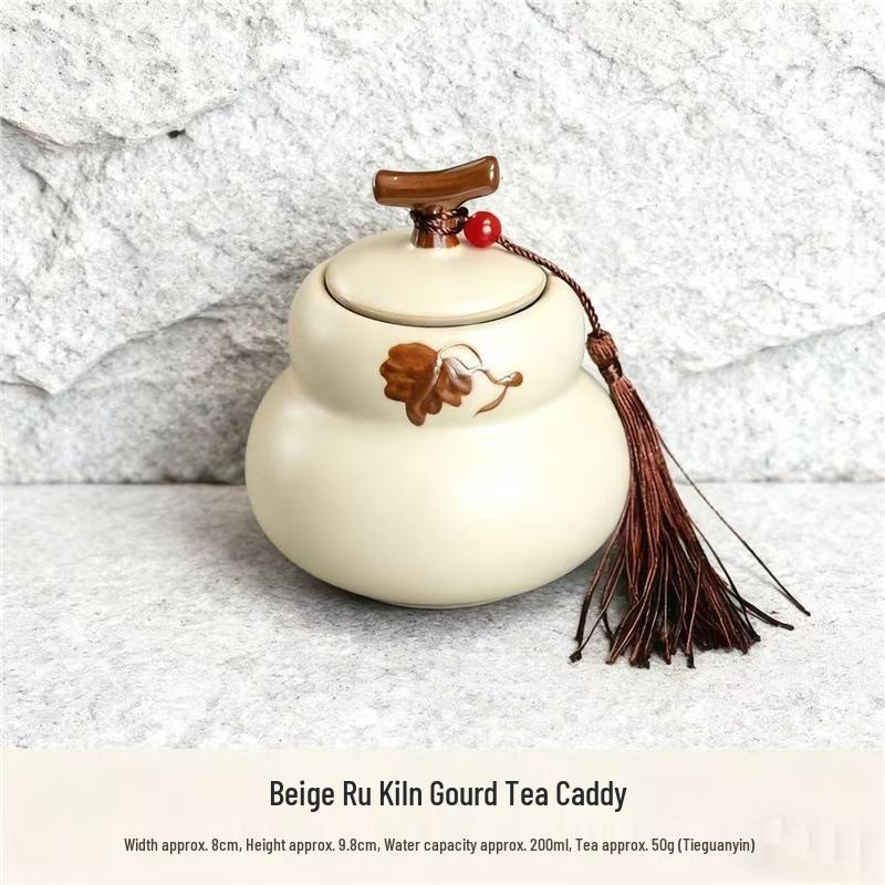 Ru Kiln Ceramic Tea Caddy