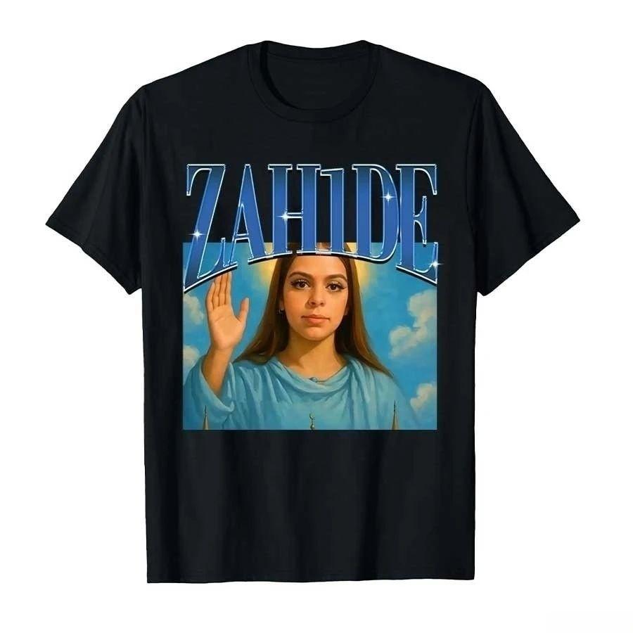 Y2k Fashion Tops 202526 Zahide Merch Printed CottonTshirt Hiphop Streetwear Oversized Tops Breathable Casual Loose T Shirts
