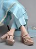 Shoetopia Womens Embellished Block Heels | Cushioned Footbed |Casual, Ethnic, Party, Wedding, Festive | Comfortable