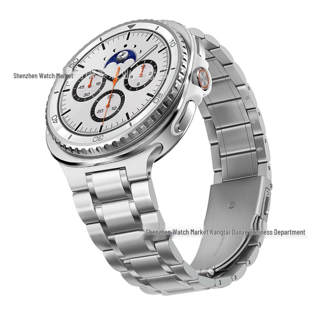 Samsung Watch8 Classic Pulseira de Aço de Cinco Elos