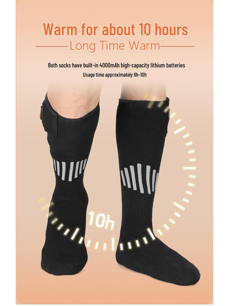 Grenzüberschreitende elektrisch beheizte Socken für Outdoor-Ski