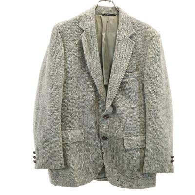 WICKHAM 70-es 80-as évek vintage halszálkás mintás Harris Tweed szövet szabott zakó Férfi Használt