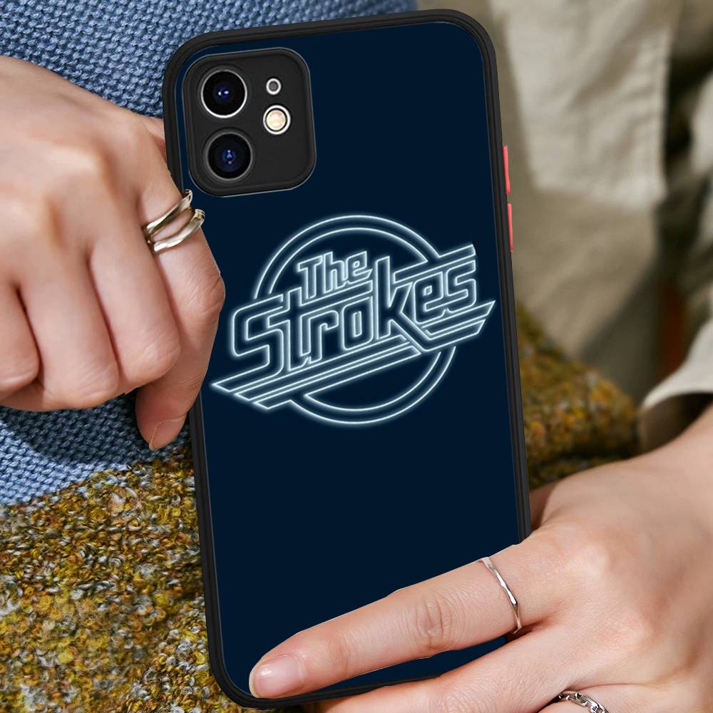 

Famous Rock Band The S-strokes Phone Case For IPhone 16 15 14 11 12 13 Pro Max Plus 12 XS Max Back Cover Matte Case iphone 16