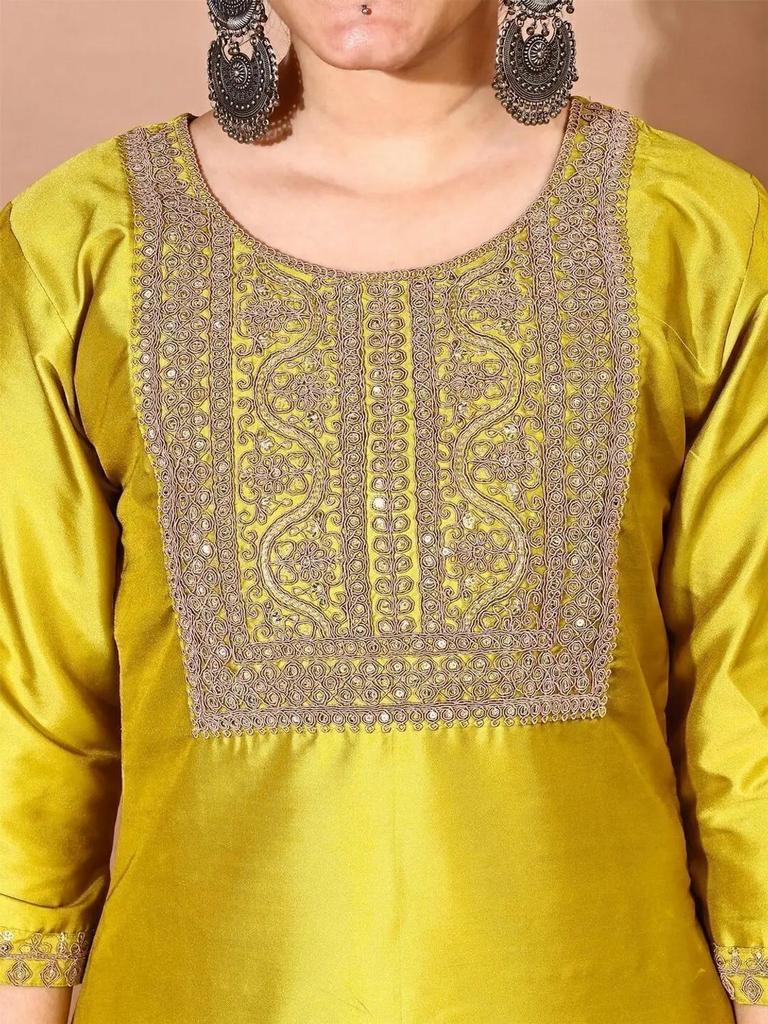 Indian Bollywood Kurti Salwar Suit Women Party Wear Kurta Pant Dupatta Set Dress