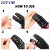 Crimping Tool For Insulated Electrical Connectors - Ratcheting Wire Crimper - Wire Crimp Tool 22-10 AWG(0.5-6mm)