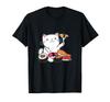 Sushi Katze Anime Figur Senpai Japanische Nudeln Ramen Manga T-Shirt