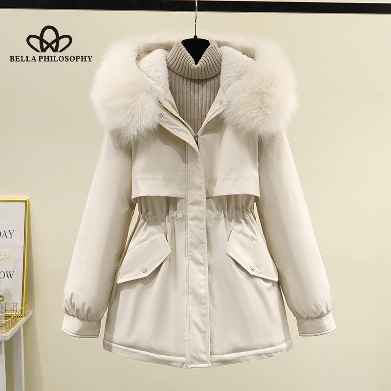 

Зимний новый стиль, паркерная одежда, женская короткая корейская стильная свободная куртка больших размеров с хлопковой подкладкой, утолщенная куртка с хлопковой подкладкой на флисовой подкладке S бежевый