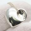 Used TIFFANY&Co. Necklace Fold Heart Silver925 5.4g Silver Accessories