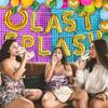 Small Size Square Rainsilk Curtain Square Shape Background Decoration Laser Curtain  Theme Party